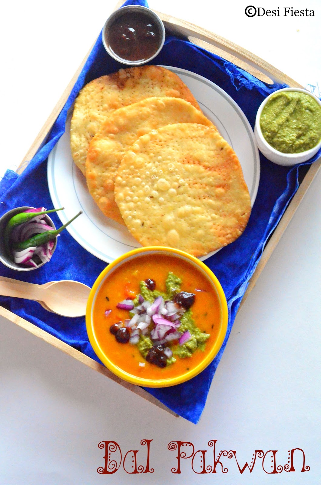 Dal Pakwan Recipe | Sindhi Breakfast Recipe - Desi Fiesta